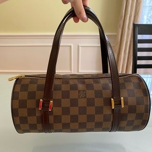 Authentic Louis Vuitton Damier Ebene Papillon 26